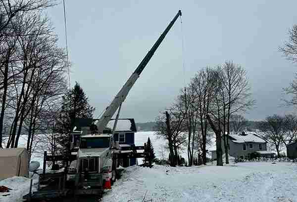Winter and spring challenges for tree work in the snow.